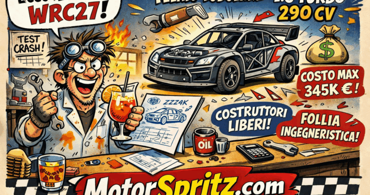 WRC27: quando l’ingegnere pazzo entra al bar con il camice sporco di benzina
