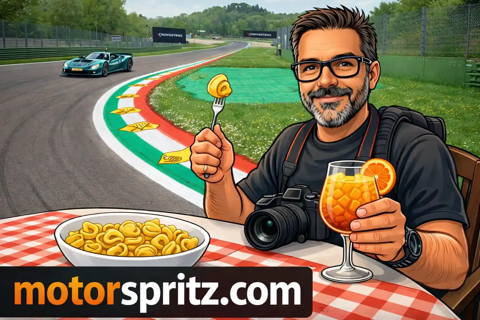 Tortellini in traiettoria e garganelli a tutta velocità: lo spritz più saporito di Imola